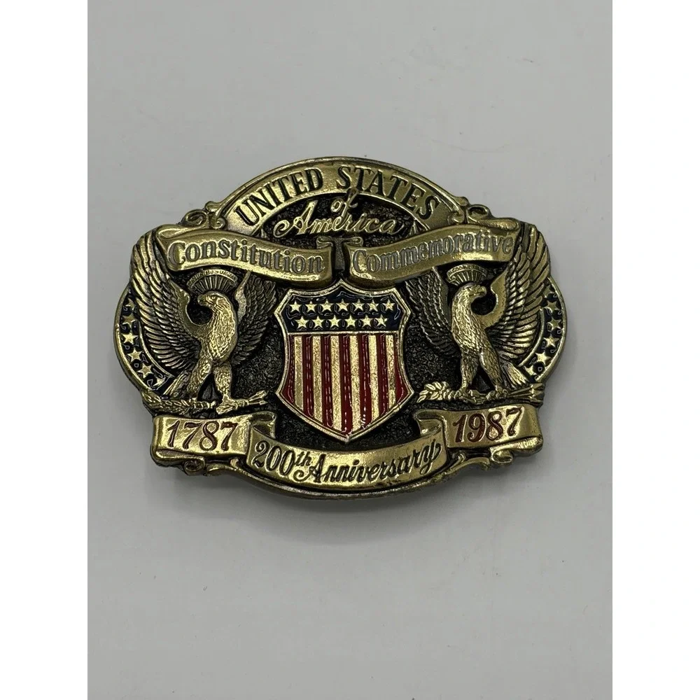 Great American Buckle Company US Constitution Buckle 200th‎ Anniversary Limited